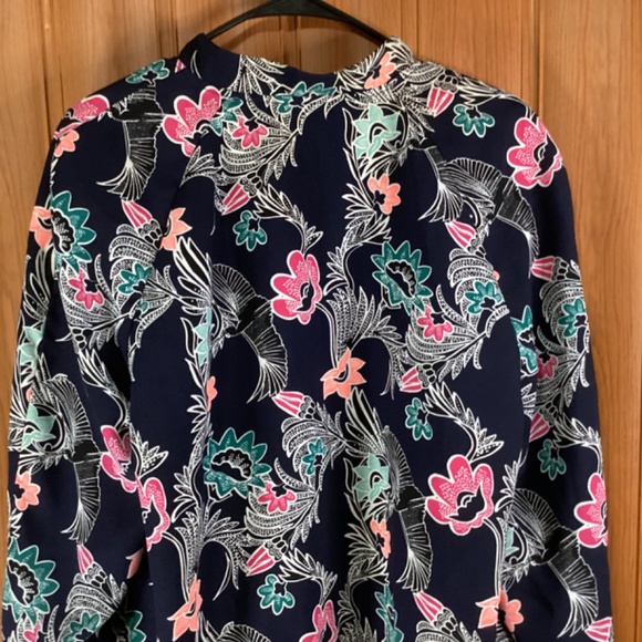 Banana Republic Front Zip Floral Women’s Jacket Size XL - Picture 11 of 13